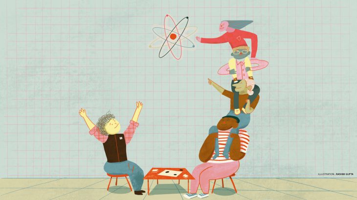 Poster design for Musée Curie exhibition in Paris by Studio RAGU